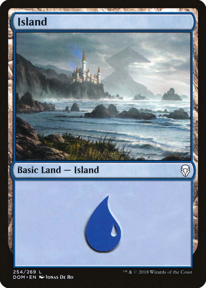 Island (254) [Dominaria] MTG Single Magic: The Gathering    | Red Claw Gaming