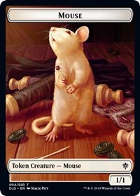 Mouse // Food (16) Double-Sided Token [Throne of Eldraine Tokens] MTG Single Magic: The Gathering    | Red Claw Gaming