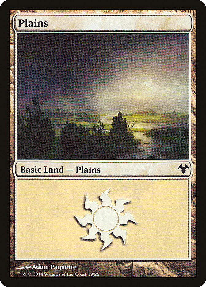 Plains (19) [Modern Event Deck 2014] MTG Single Magic: The Gathering    | Red Claw Gaming