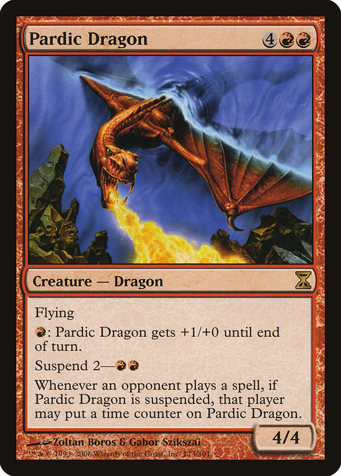 Pardic Dragon [Time Spiral] MTG Single Magic: The Gathering    | Red Claw Gaming