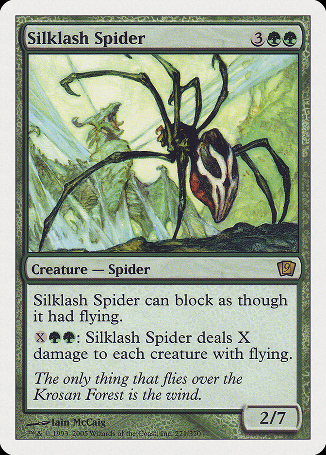 Silklash Spider [Ninth Edition] MTG Single Magic: The Gathering    | Red Claw Gaming