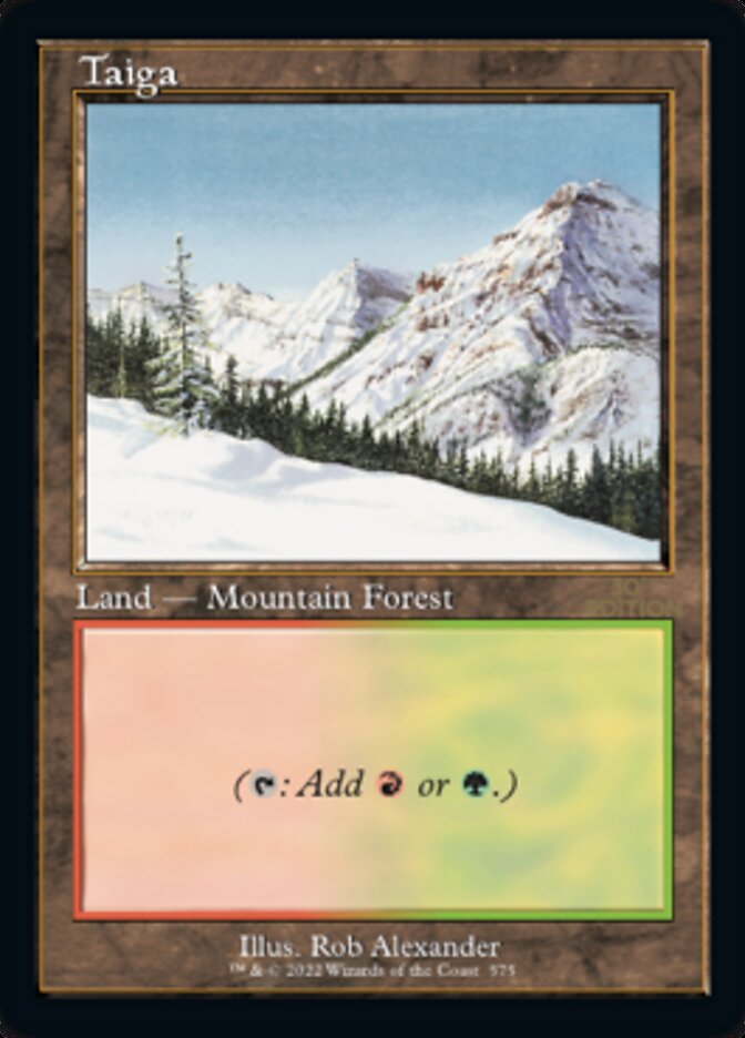 Taiga (Retro) [30th Anniversary Edition] MTG Single Magic: The Gathering    | Red Claw Gaming