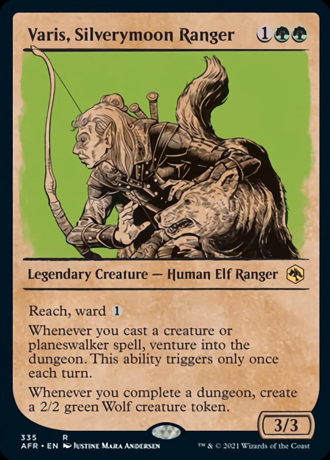 Varis, Silverymoon Ranger (Showcase) [Dungeons & Dragons: Adventures in the Forgotten Realms] MTG Single Magic: The Gathering    | Red Claw Gaming