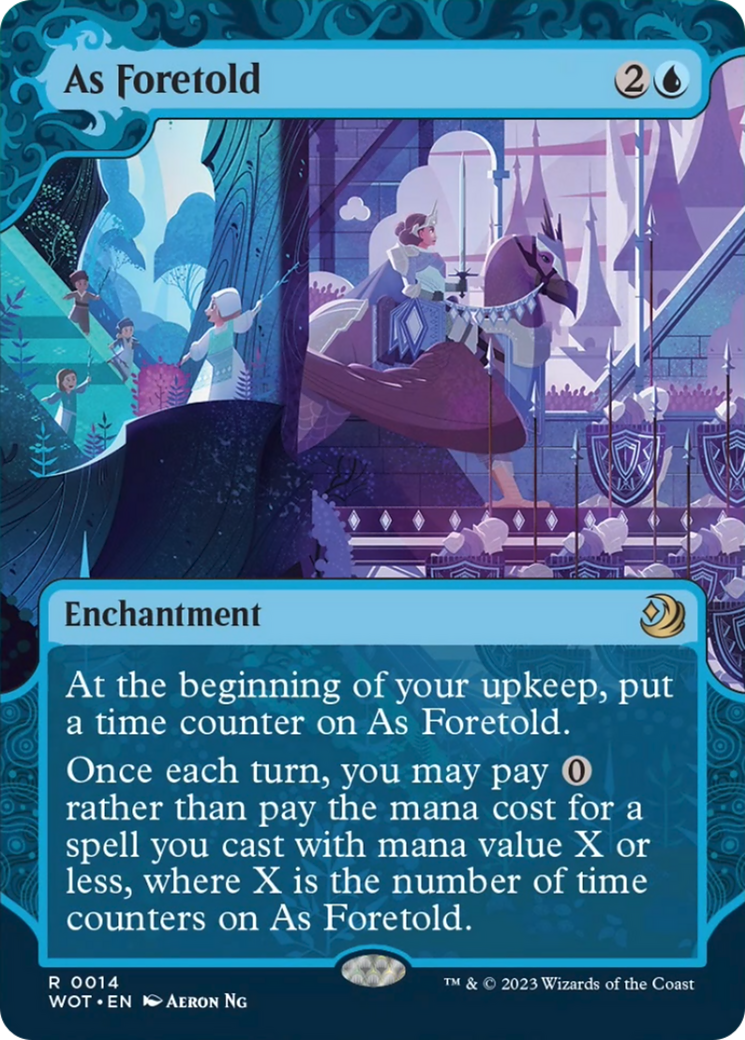 As Foretold [Wilds of Eldraine: Enchanting Tales] MTG Single Magic: The Gathering    | Red Claw Gaming