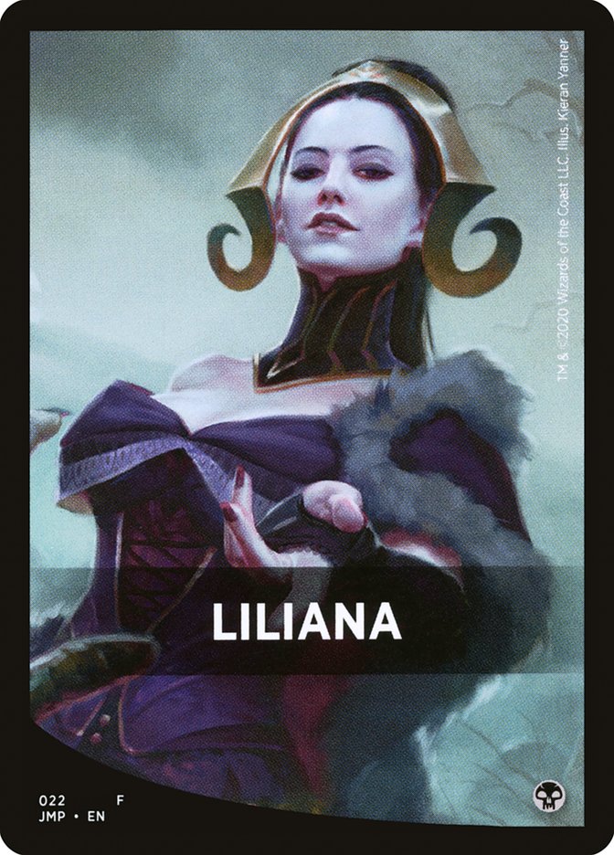 Liliana Theme Card [Jumpstart Front Cards] MTG Single Magic: The Gathering    | Red Claw Gaming