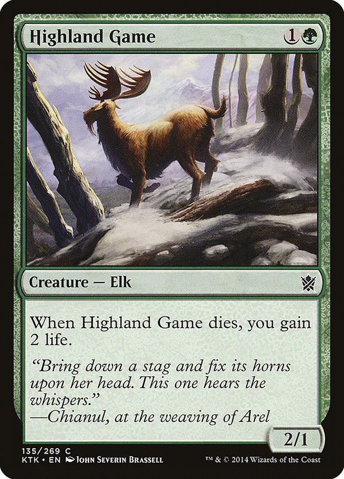 Highland Game [Khans of Tarkir] MTG Single Magic: The Gathering    | Red Claw Gaming