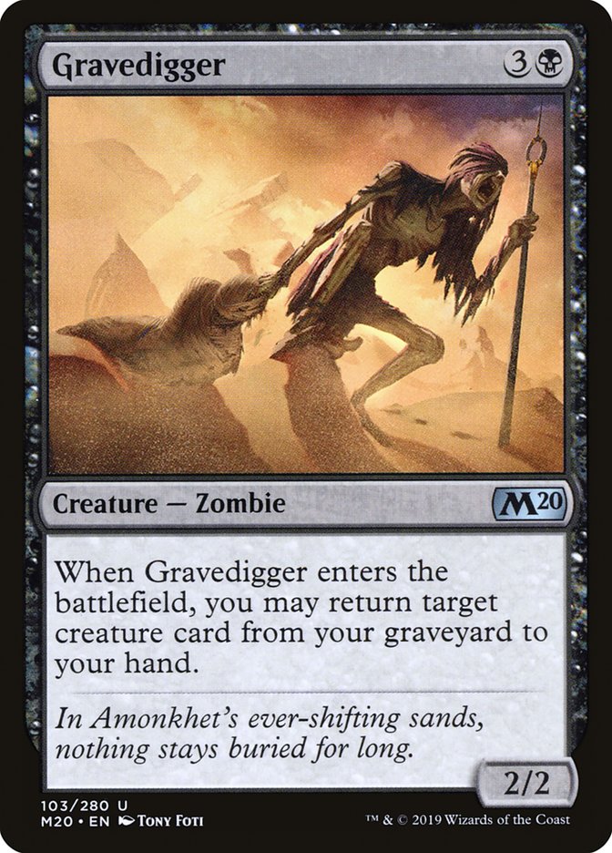 Gravedigger [Core Set 2020] MTG Single Magic: The Gathering    | Red Claw Gaming