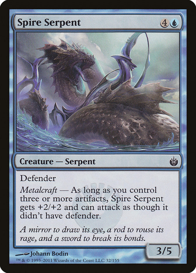 Spire Serpent [Mirrodin Besieged] MTG Single Magic: The Gathering    | Red Claw Gaming