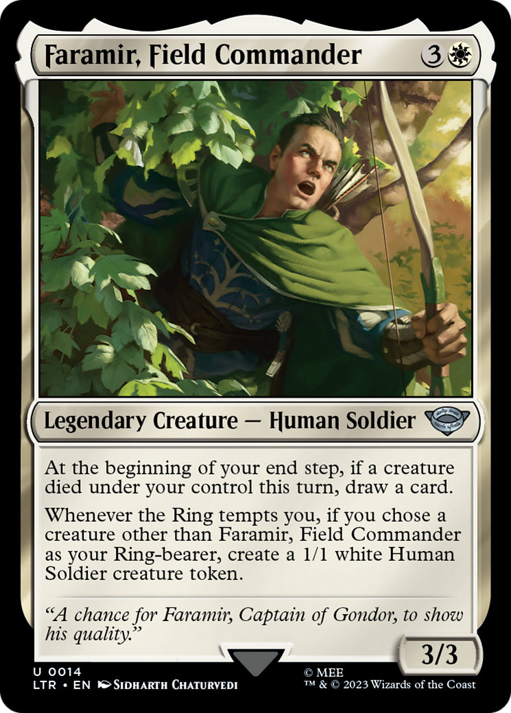 Faramir, Field Commander [The Lord of the Rings: Tales of Middle-Earth] MTG Single Magic: The Gathering    | Red Claw Gaming
