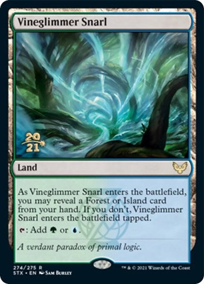 Vineglimmer Snarl [Strixhaven: School of Mages Prerelease Promos] MTG Single Magic: The Gathering    | Red Claw Gaming