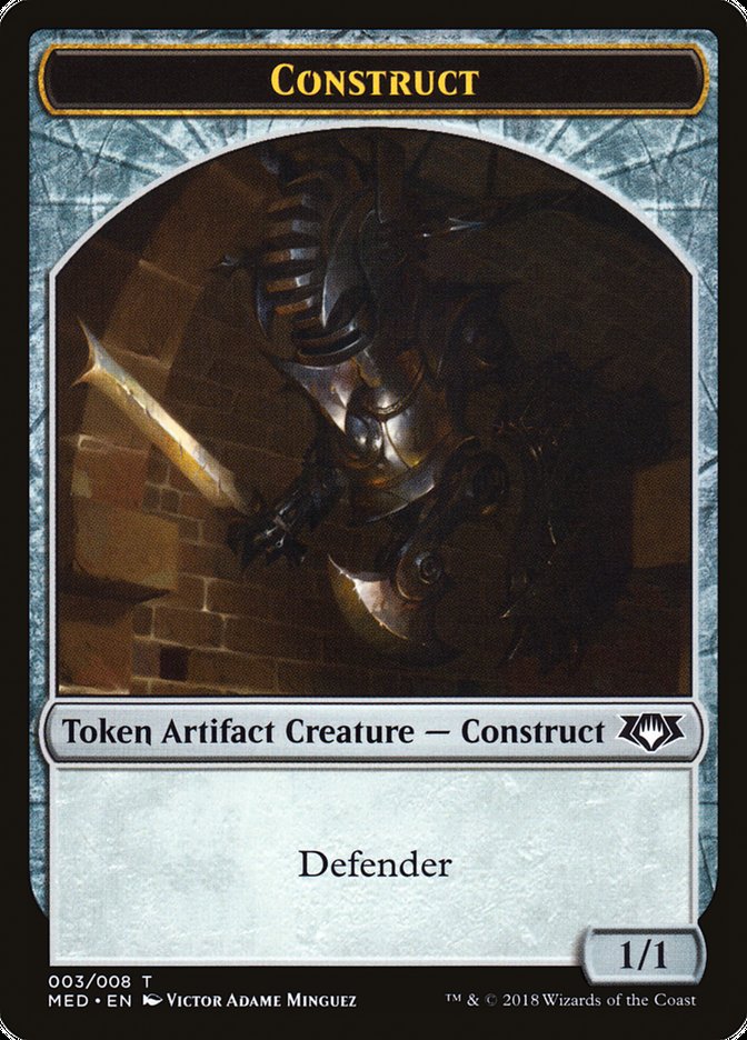 Construct Token (3) [Mythic Edition Tokens] MTG Single Magic: The Gathering    | Red Claw Gaming