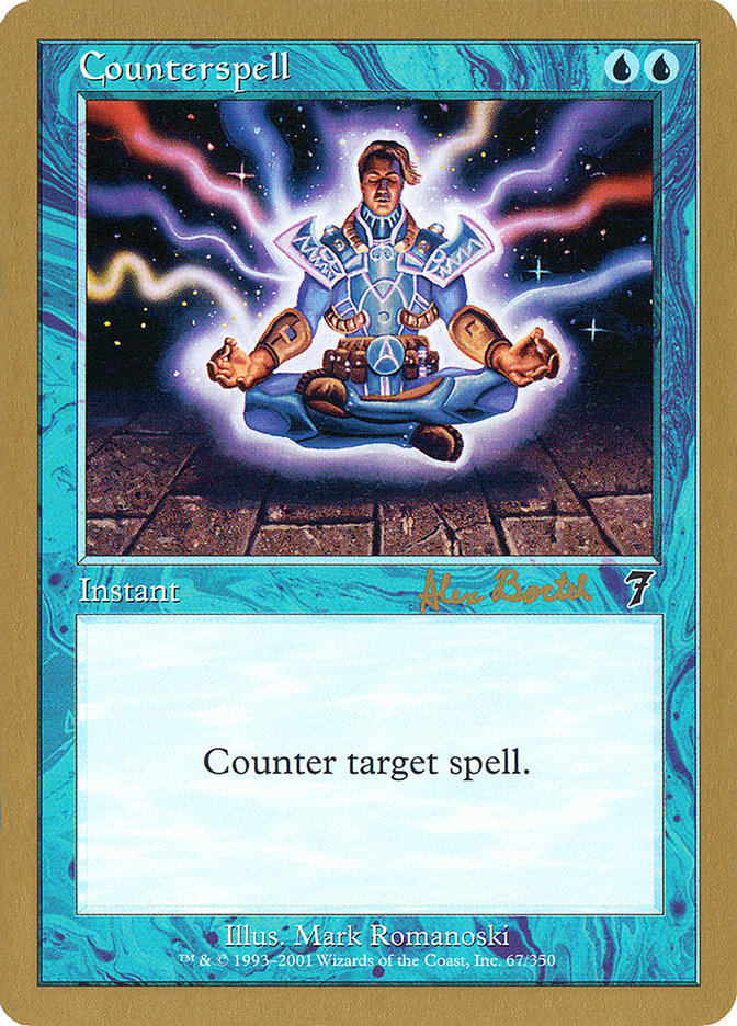 Counterspell (Alex Borteh) (7ED) [World Championship Decks 2001] MTG Single Magic: The Gathering    | Red Claw Gaming