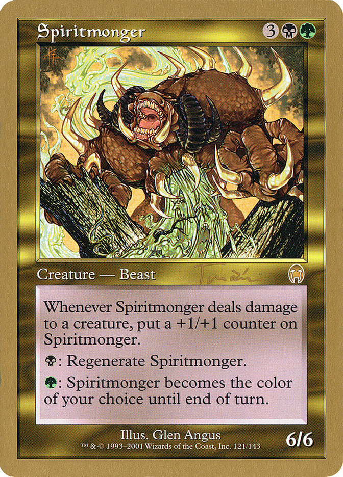 Spiritmonger (Jan Tomcani) [World Championship Decks 2001] MTG Single Magic: The Gathering    | Red Claw Gaming