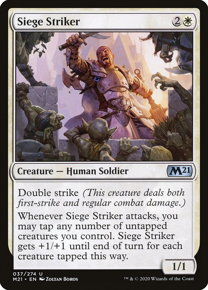 Siege Striker [Core Set 2021] MTG Single Magic: The Gathering    | Red Claw Gaming