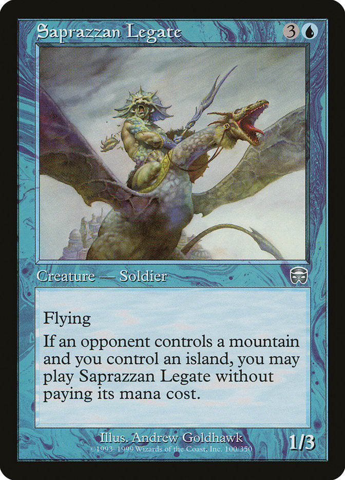 Saprazzan Legate [Mercadian Masques] MTG Single Magic: The Gathering    | Red Claw Gaming