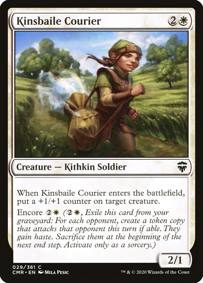 Kinsbaile Courier [Commander Legends] MTG Single Magic: The Gathering    | Red Claw Gaming