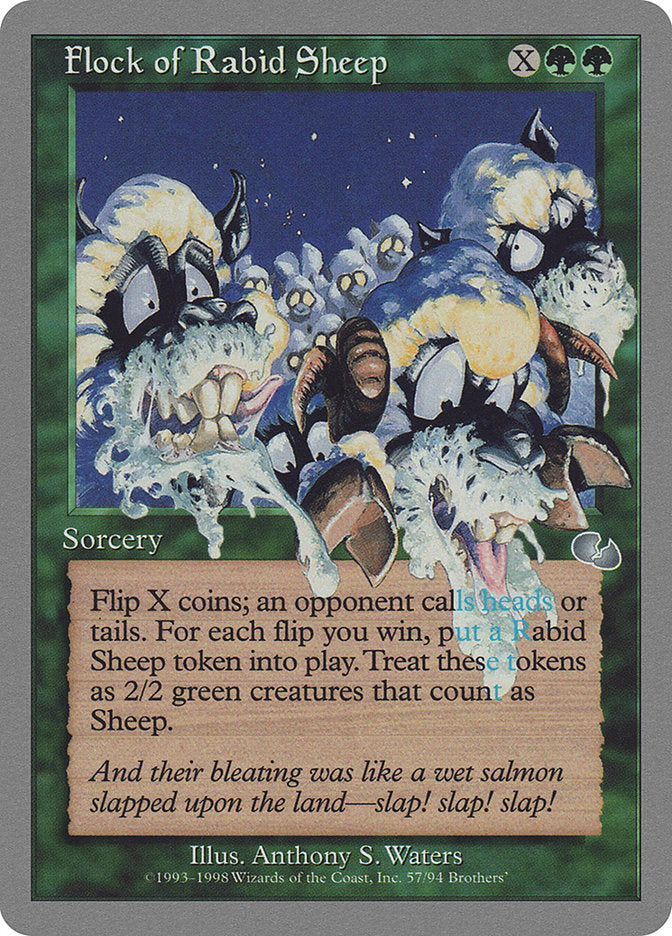 Flock of Rabid Sheep [Unglued] MTG Single Magic: The Gathering    | Red Claw Gaming