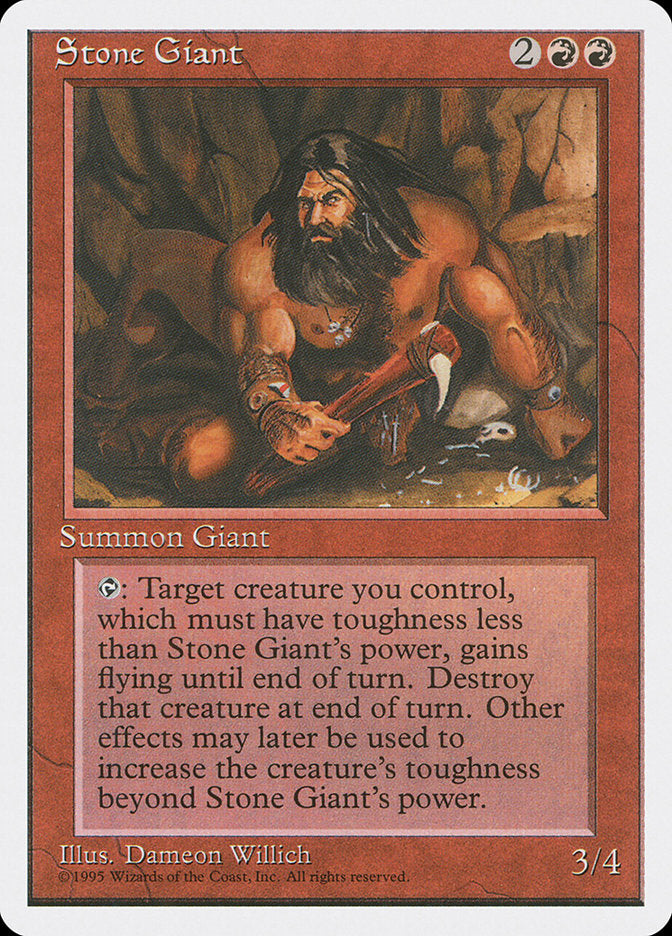 Stone Giant [Fourth Edition] MTG Single Magic: The Gathering    | Red Claw Gaming