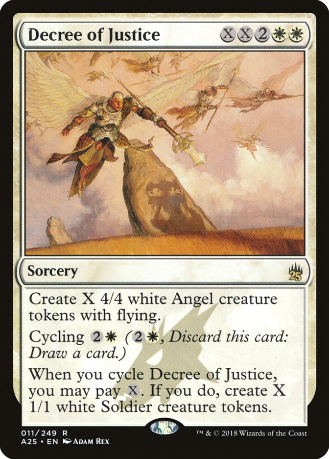 Decree of Justice [Masters 25] MTG Single Magic: The Gathering    | Red Claw Gaming