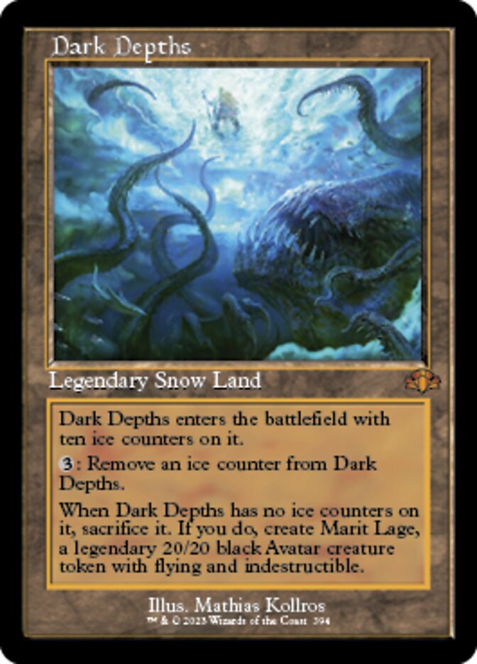 Dark Depths (Retro) [Dominaria Remastered] MTG Single Magic: The Gathering    | Red Claw Gaming