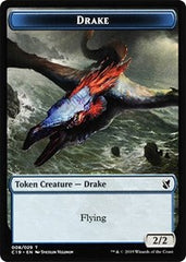 Drake // Human Double-Sided Token [Commander 2019 Tokens] MTG Single Magic: The Gathering    | Red Claw Gaming