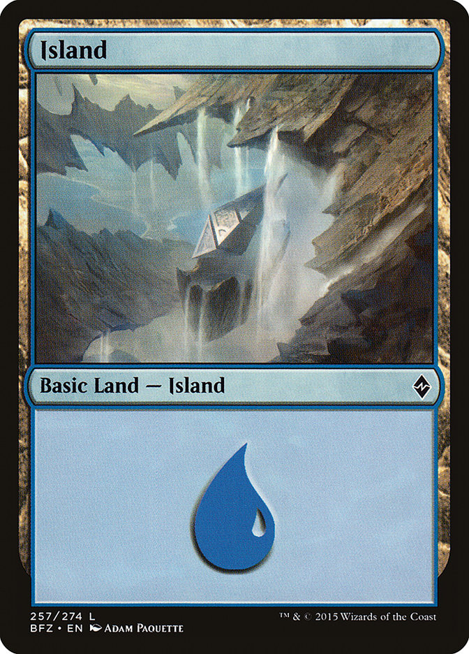 Island (257) [Battle for Zendikar] MTG Single Magic: The Gathering    | Red Claw Gaming