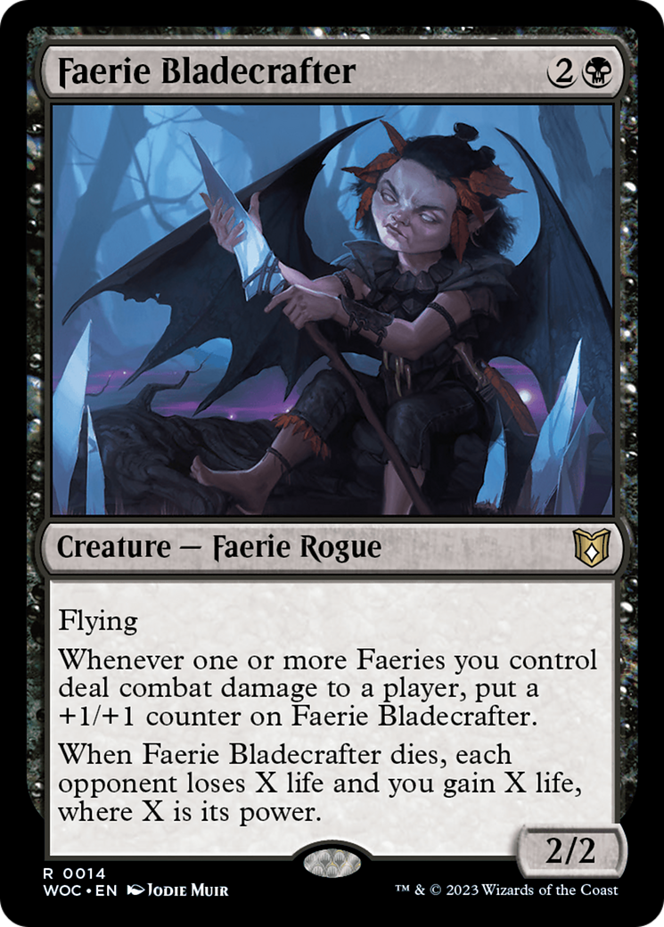 Faerie Bladecrafter [Wilds of Eldraine Commander] MTG Single Magic: The Gathering    | Red Claw Gaming