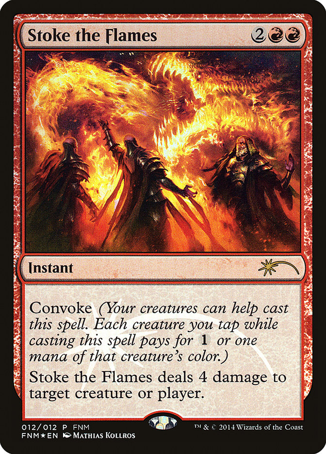 Stoke the Flames [Friday Night Magic 2014] MTG Single Magic: The Gathering    | Red Claw Gaming