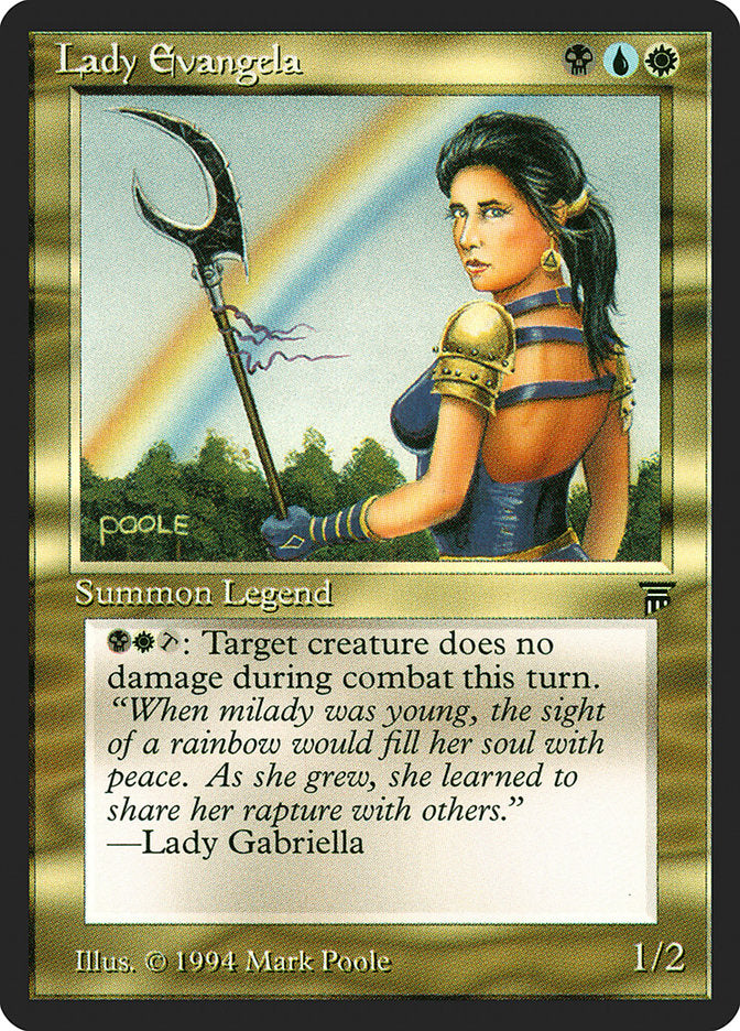 Lady Evangela [Legends] MTG Single Magic: The Gathering    | Red Claw Gaming