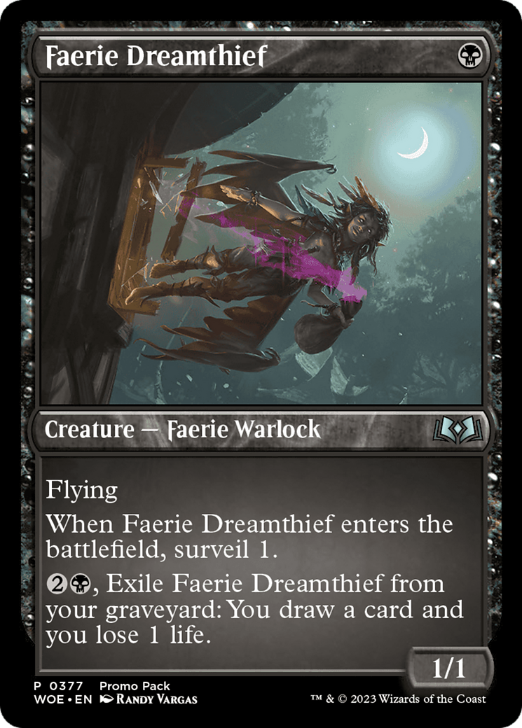 Faerie Dreamthief (Promo Pack) [Wilds of Eldraine Promos] MTG Single Magic: The Gathering    | Red Claw Gaming