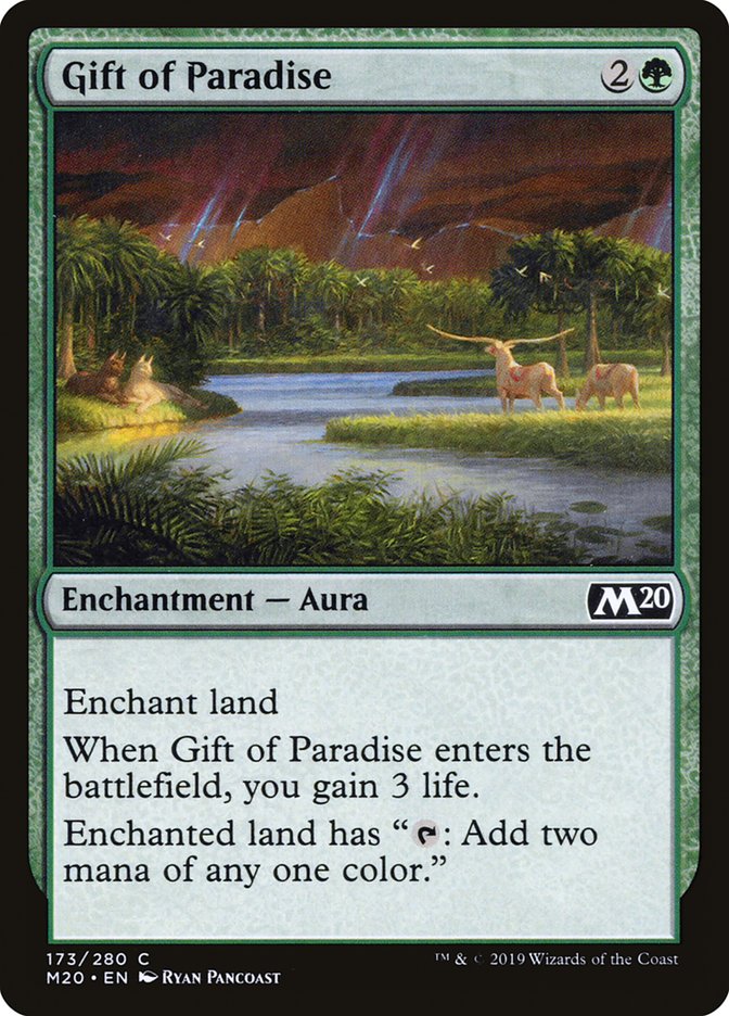 Gift of Paradise [Core Set 2020] MTG Single Magic: The Gathering    | Red Claw Gaming