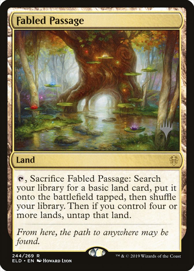 Fabled Passage (Promo Pack) [Throne of Eldraine Promos] MTG Single Magic: The Gathering    | Red Claw Gaming