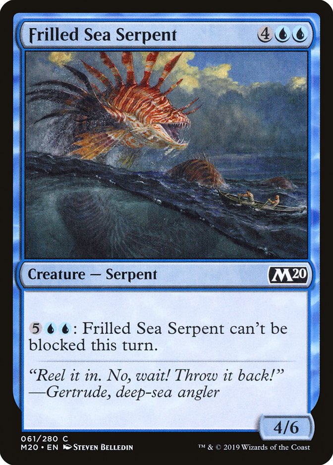 Frilled Sea Serpent [Core Set 2020] MTG Single Magic: The Gathering    | Red Claw Gaming