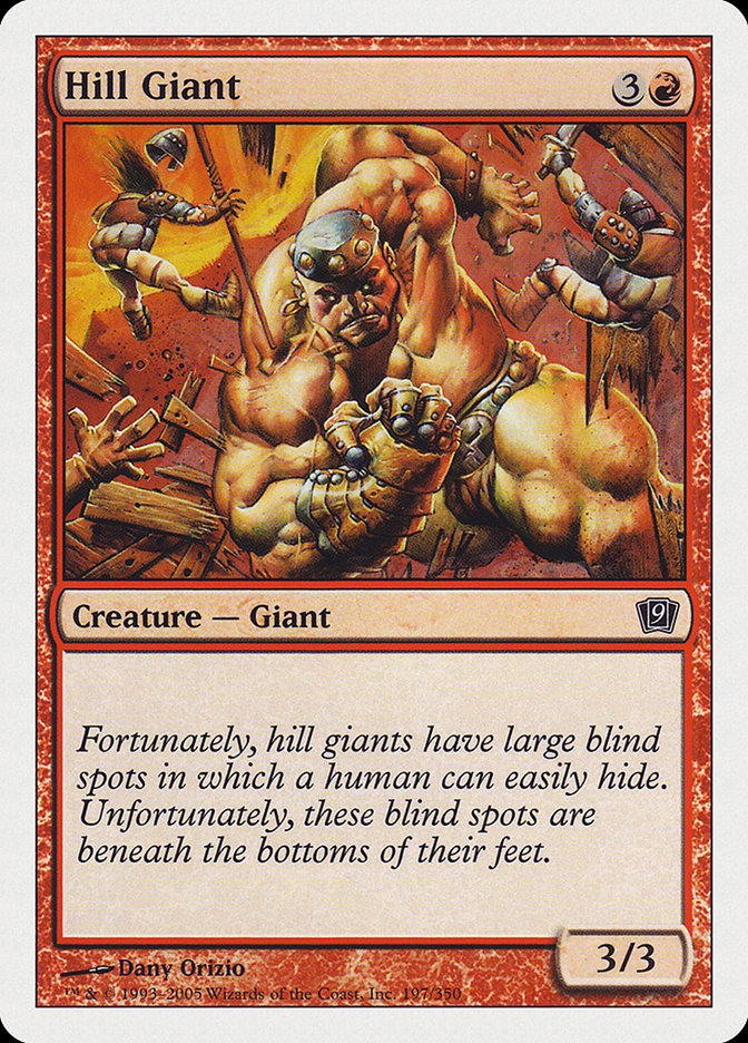 Hill Giant [Ninth Edition] MTG Single Magic: The Gathering    | Red Claw Gaming