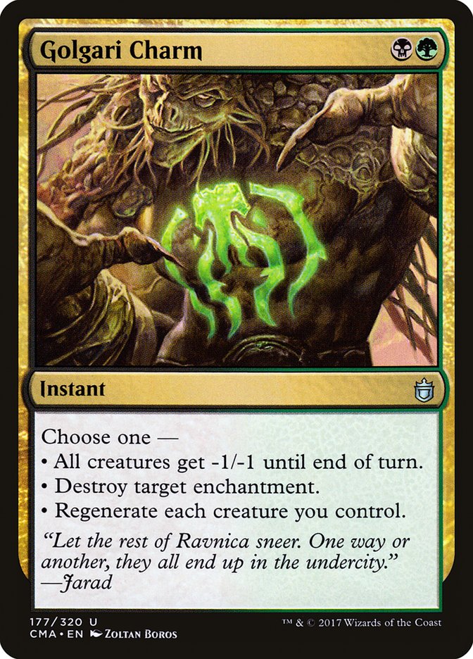 Golgari Charm [Commander Anthology] MTG Single Magic: The Gathering    | Red Claw Gaming