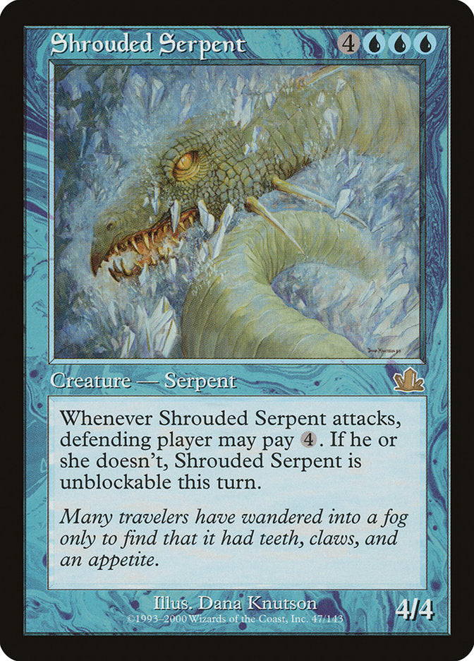 Shrouded Serpent [Prophecy] MTG Single Magic: The Gathering    | Red Claw Gaming