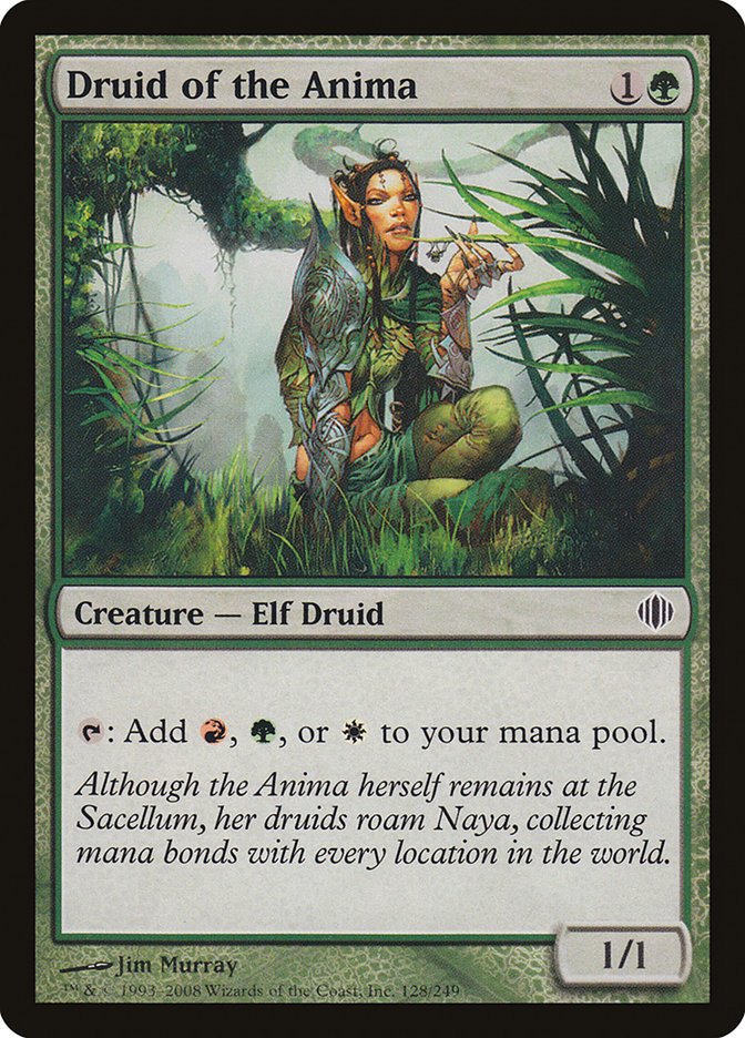 Druid of the Anima [Shards of Alara] MTG Single Magic: The Gathering    | Red Claw Gaming