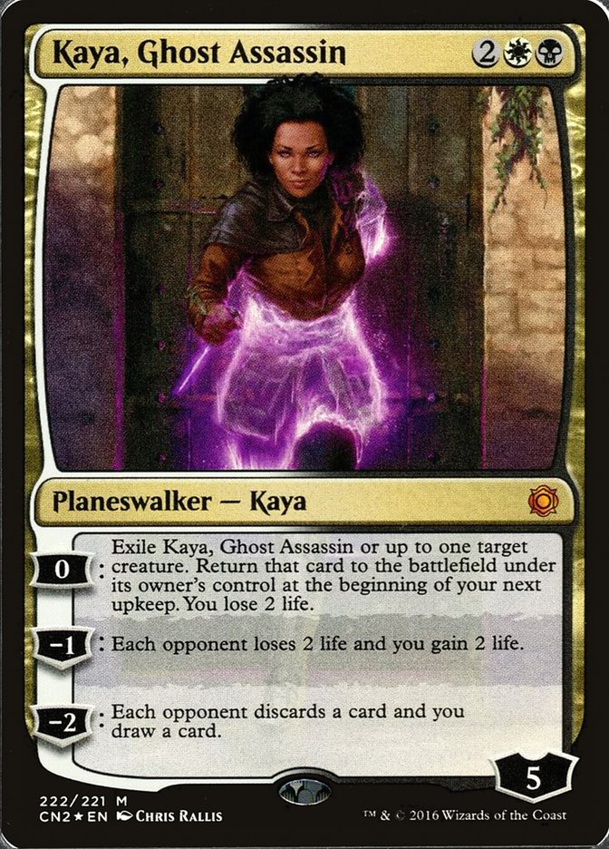 Kaya, Ghost Assassin (222/221) [Conspiracy: Take the Crown] MTG Single Magic: The Gathering    | Red Claw Gaming