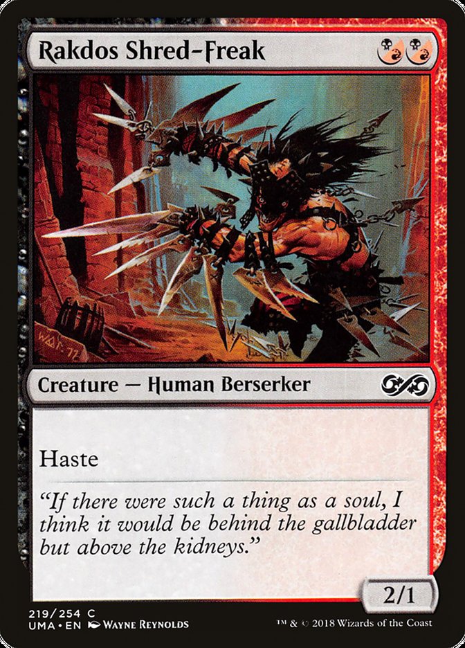 Rakdos Shred-Freak [Ultimate Masters] MTG Single Magic: The Gathering    | Red Claw Gaming