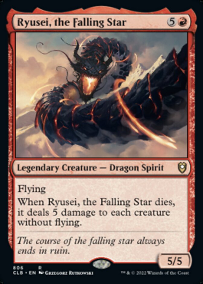 Ryusei, the Falling Star [Commander Legends: Battle for Baldur's Gate] MTG Single Magic: The Gathering    | Red Claw Gaming