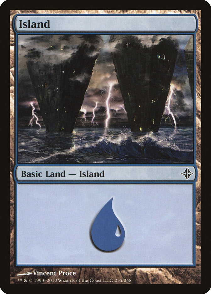 Island (235) [Rise of the Eldrazi] MTG Single Magic: The Gathering    | Red Claw Gaming