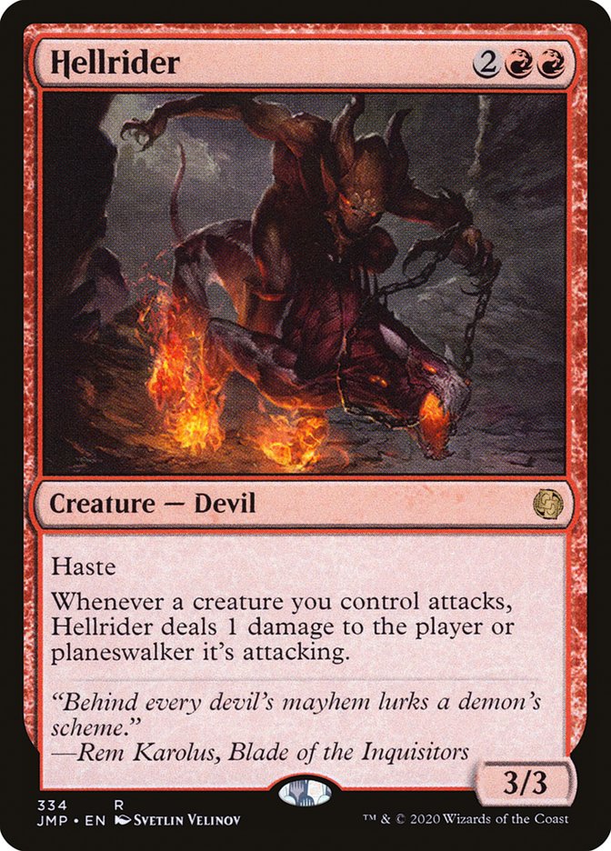 Hellrider [Jumpstart] MTG Single Magic: The Gathering    | Red Claw Gaming