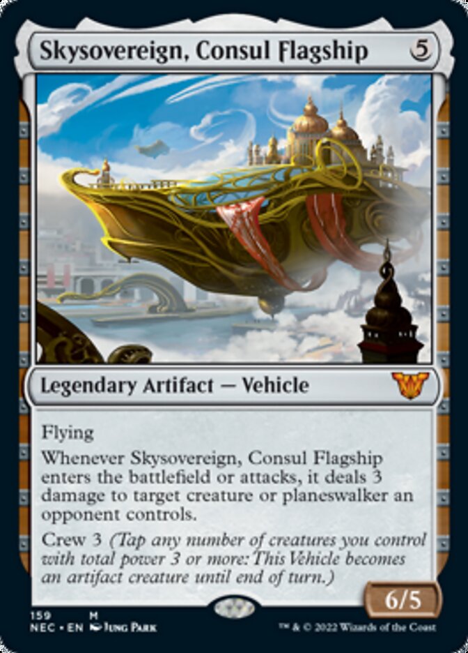 Skysovereign, Consul Flagship [Kamigawa: Neon Dynasty Commander] MTG Single Magic: The Gathering    | Red Claw Gaming