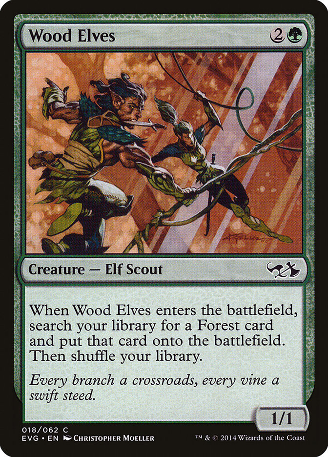 Wood Elves (Elves vs. Goblins) [Duel Decks Anthology] MTG Single Magic: The Gathering    | Red Claw Gaming