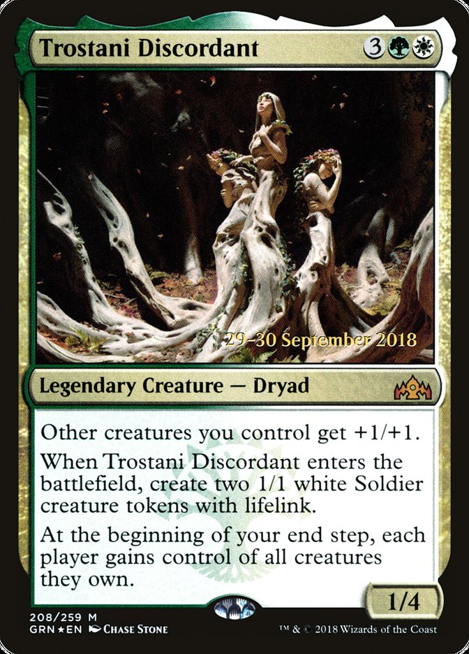 Trostani Discordant [Guilds of Ravnica Prerelease Promos] MTG Single Magic: The Gathering    | Red Claw Gaming