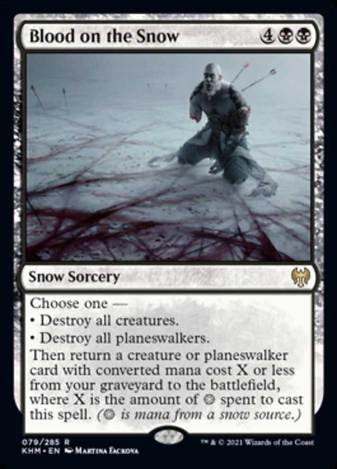 Blood on the Snow [Kaldheim] MTG Single Magic: The Gathering    | Red Claw Gaming