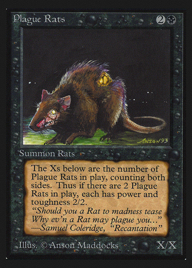 Plague Rats [International Collectors' Edition] MTG Single Magic: The Gathering    | Red Claw Gaming