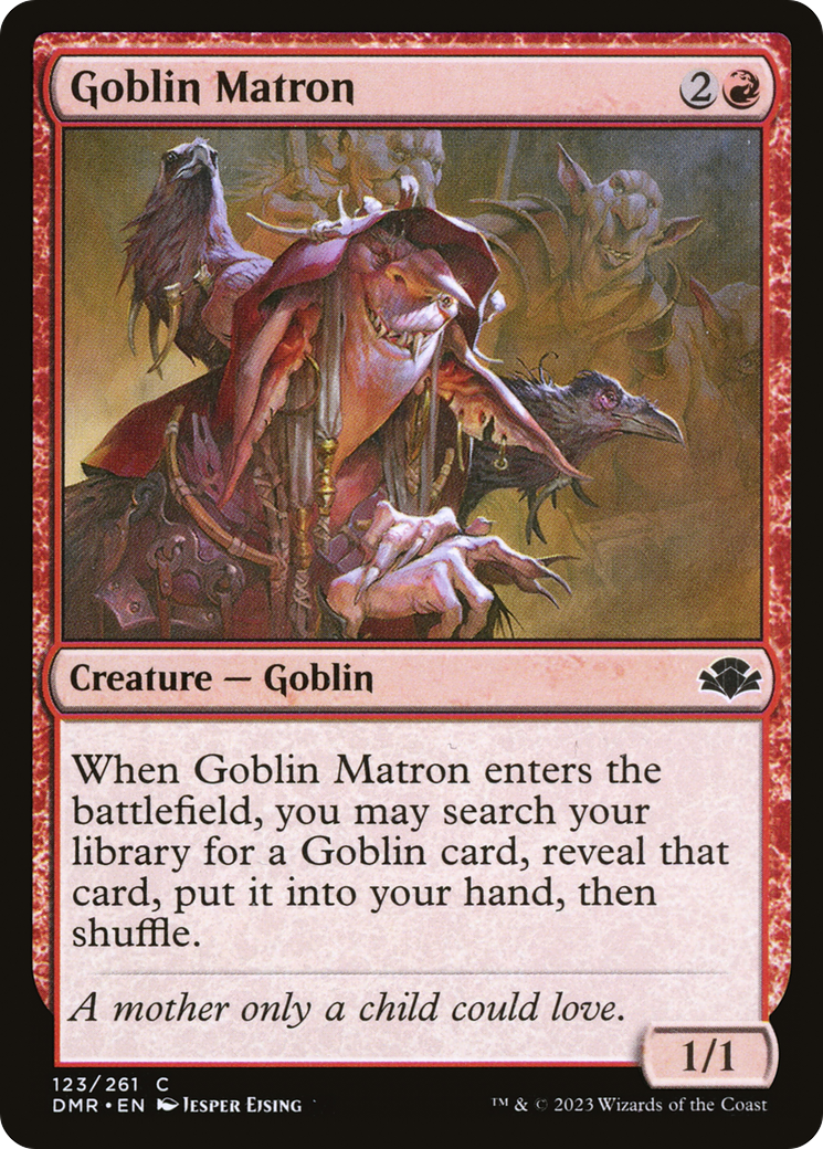 Goblin Matron [Dominaria Remastered] MTG Single Magic: The Gathering    | Red Claw Gaming