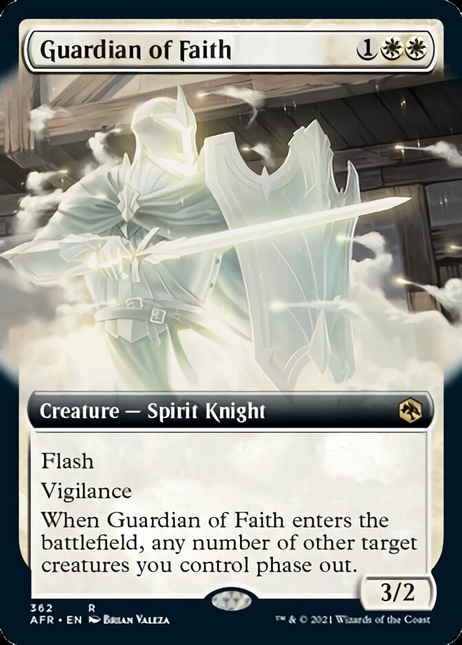 Guardian of Faith (Extended Art) [Dungeons & Dragons: Adventures in the Forgotten Realms] MTG Single Magic: The Gathering    | Red Claw Gaming