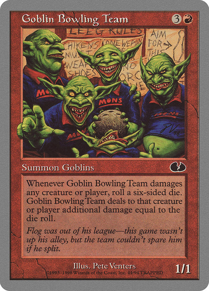 Goblin Bowling Team [Unglued] MTG Single Magic: The Gathering    | Red Claw Gaming